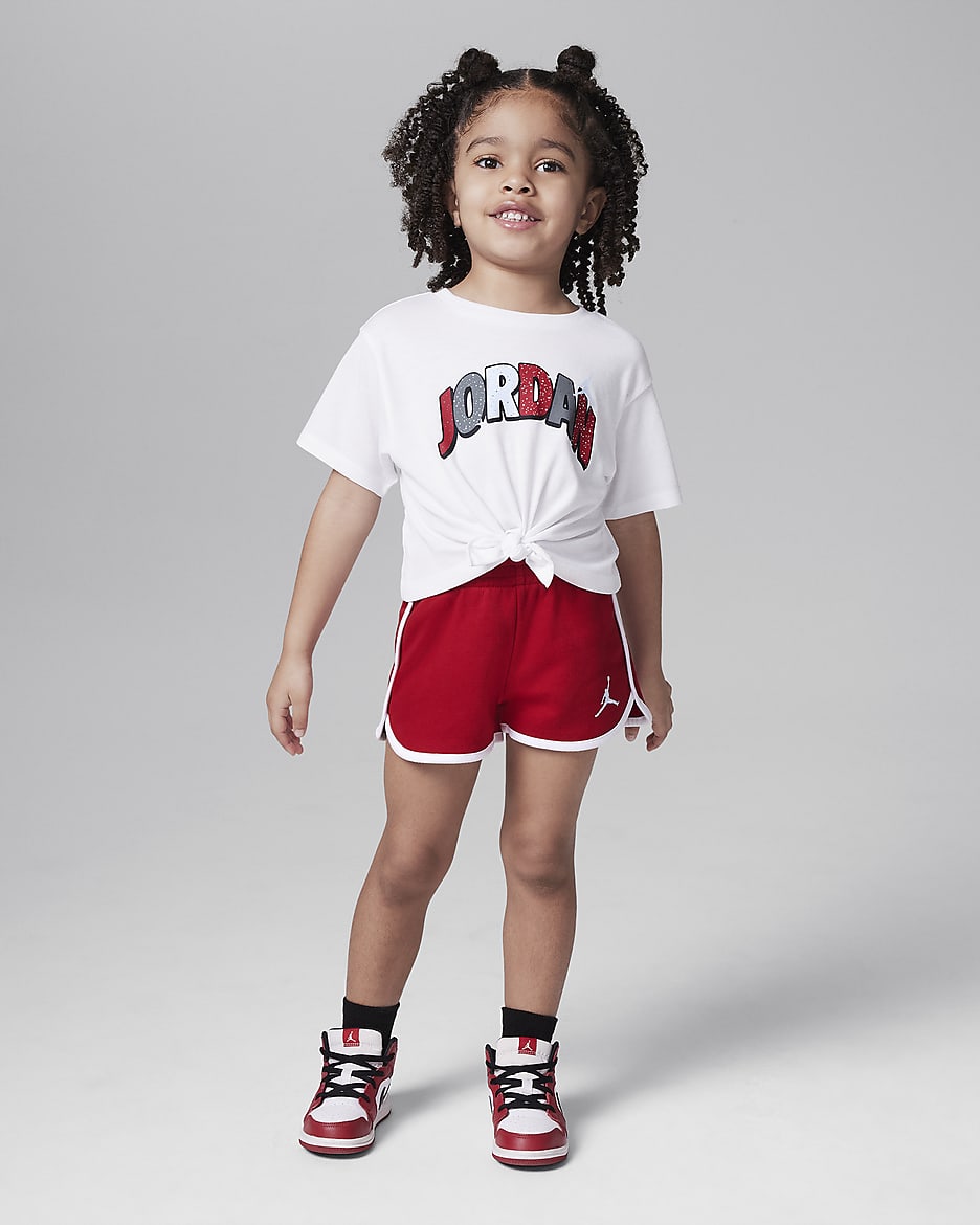 Jordan Jumpman Twinkle Toddler French Terry Shorts Set. Nike